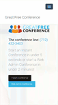 Mobile Screenshot of greatfreeconference.com